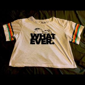 Snoopy crop top size L